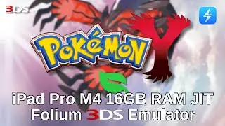 Pokemon Y - Folium, iOS 3DS Emulator, JIT Enabled (iPad Pro M4)
