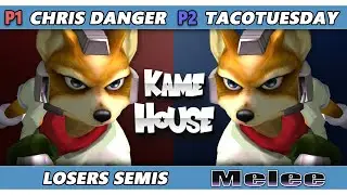 Kame House 138 LOSERS SEMIS - Chris Danger (Fox) Vs. 69TacoTuesday69 (Fox) Smash Melee - SSBM