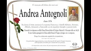 Esequie di Antognoli Andrea - Martedì 13 Gennaio - Ore 14:30 - Diretta dalla parrocchia di Livigno