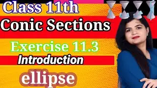 Conic Sections | Ex 11.3 Introduction | Class 11 CBSE Maths | Chapter 11
