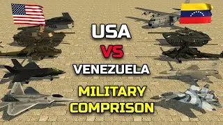 USA vs Venezuela Military Power 2025 | Full Land, Air & Sea Comparison