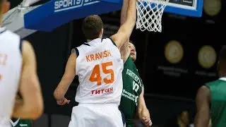 David Kravish dunk tied the game vs. Nanterre 92