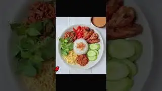 Nasi Uduk Komplit #makan