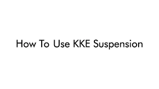 How to use KKE suspension