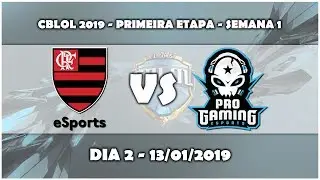 CBLOL 2019 - Flamengo VS ProGaming (Highlights) - Semana 1 - Dia 2