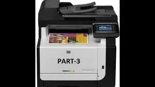 Hp laserjet pro CM1415fnw (pro200-CM1312) Color MFP  - Main Drive Gear Assy Change PART 3