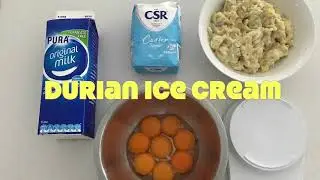 How to make Durian Ice Cream (ES DUREN)