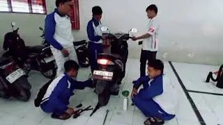 Servis kunjung Team Honda & FKS SMK Futuhiyyah Mranggen 2025Bersama Astra Motor Mranggen