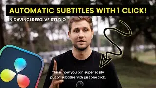 How to Add Subtitles Automatically in DaVinci Resolve Studio 18.5