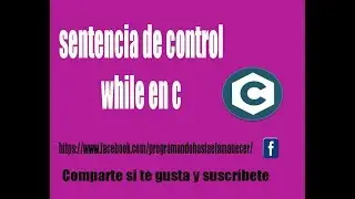 Como utilizar ciclo while en c