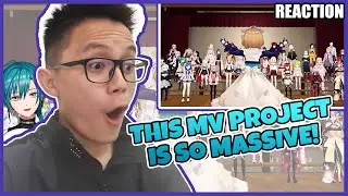 YELL / にじさんじ合唱 Cover (緑仙 / Ryushen) Reaction - THERE ARE SO MANY NIJISANJI JP!!!