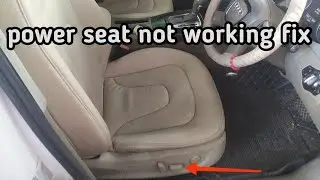 Audi A6 Driver Seat Not Working SOLVED!!!