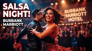 Salsa Night at Burbank Marriott Hotel @laguaguatv #salsaon #dance #salsaon1 #salsaonline