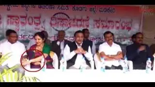 Caught on cam: Karnataka Cong leader holds woman MLC's hand as she squirms in discomfort