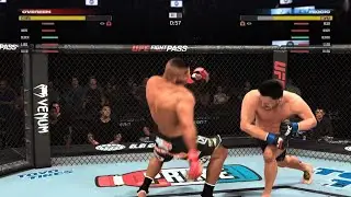 EA SPORTS UFC 5 , counter weak jab with Overhand