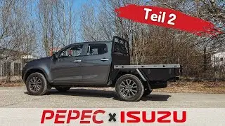 Projekt ISUZU D-MAX mit PEPEC I Austausch des Fahrwerks!
