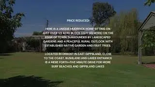 Dual living on over half acre with dual access - 19 Stirling Street, Orbost