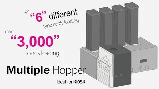 SMART-70 Multi Hopper Holds 6 Cards Types up to 3000 cards