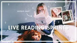 CHILLED LIVE READING SPRINTS \\ my first ever reading sprints