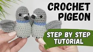 Crochet Bird Tutorial for Beginners | Pigeon Crochet Ornament