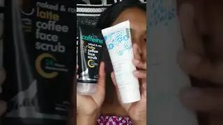 #shorts m caffeine face scrub v/s aroma magic minerals glow scrub