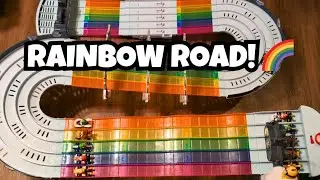 Mario Kart Rainbow Road 🌈 Team Race! | Fun Kart Racing for Kids