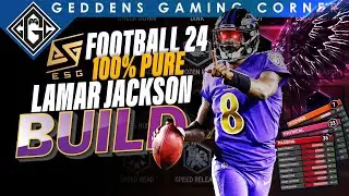 ESG FOOTBALL 24 | Player Builder: Lamar Jackson | Lamar Jackson Highlights #playesg #esgfootball24