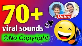 70+ Funny SOUND Effects YouTubers Use || &copy;No Copyright #funnysounds