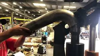 Long tangent nickel elbow forming machine