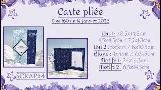 Live #160 Carte pliée  / Stampin'Up!