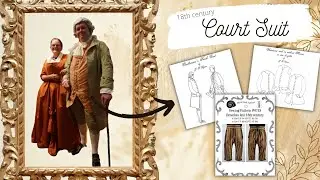 I Made A Men's 18th Century Court Suit: Frock coat, Waistcoat & Breeches || FT NEW LOGO REVEAL