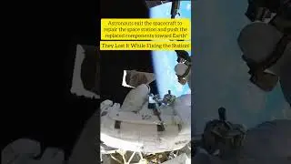 Astronaut Drops Tool in Space Still Floating Above Earth! 🤯#nasa #space