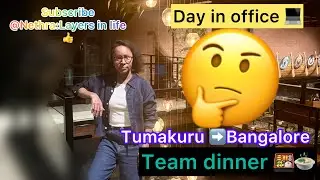 Office Vlog | 2 Days at Work + Team  Dinner🍽️#viral #youtubevlog #tumkur #officelife 💻