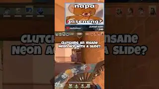 Insane Neon Slide Ace Clutch? #valorant #valorantclips
