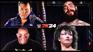 WWE 2K24 DLC Post Malone & Friends Pack Gameplay (2K 60FPS, PS5)