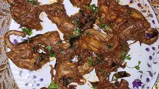 Batair Pepper Fry Recipe Bangalore Style #sabasbestrecipe