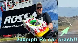 200mph Rc car Crash!!  Rossa 2024 RD 1
