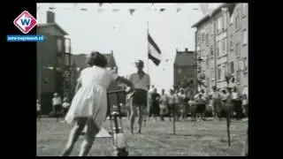Rechterenstraat tuinfeest Den Haag 1957