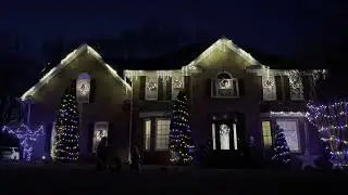 Last Christmas by Wham Christmas Light Show