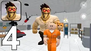 Evil Bob Dentist Obby - Prison Escape Barry Full Gameplay Walkthrough Part 4 (Android, iOS)