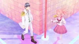 Anime girl running with a toast in her mouth clich&eacute; #shorts