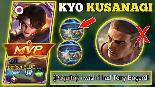VALIR KOF SKIN! KYO KUSANAGI GAMEPLAY | KOF'97 SKIN COLLAB -MLBB🔥 #kofskin #kofmlbb #kyokusanagi