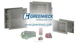 Greenheck HBT 221 Multi Blade Rectangular Bubble Tight Damper