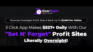 Overnight Profit Sites Review + Bonus 🔥💖 Don't Buy Without my Custom Bonuses 💖🔥 || TeckboyAj