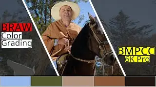 Blackmagic Pocket Cinema Camera 6k Pro | Braw - Color Grading footage