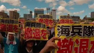 Japanese protest U.S. bases in Okinawa after woman's death