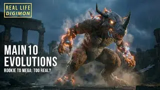Digimon Real Life - 10 Main Evolutions - Rookie To Mega - Reimagined With AI