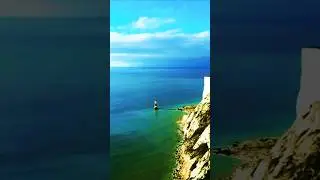 Beachy Head Lighthouse in Stunning 4K 🌊 #beach  #lighthouse  #travel  #nature