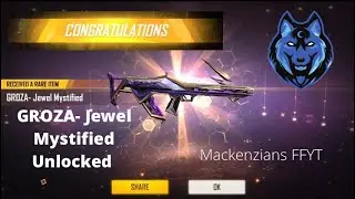 Free fire GROZA - Jewel Mystified Unlocked #freefire #freefireshorts