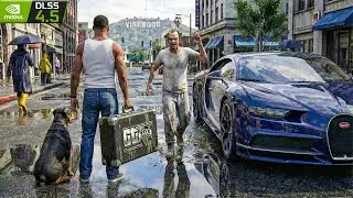 GTA 5 With MAX Ray Tracing + DLSS 4.5 is ILLEGAL! 🚫 (Too Realistic)
